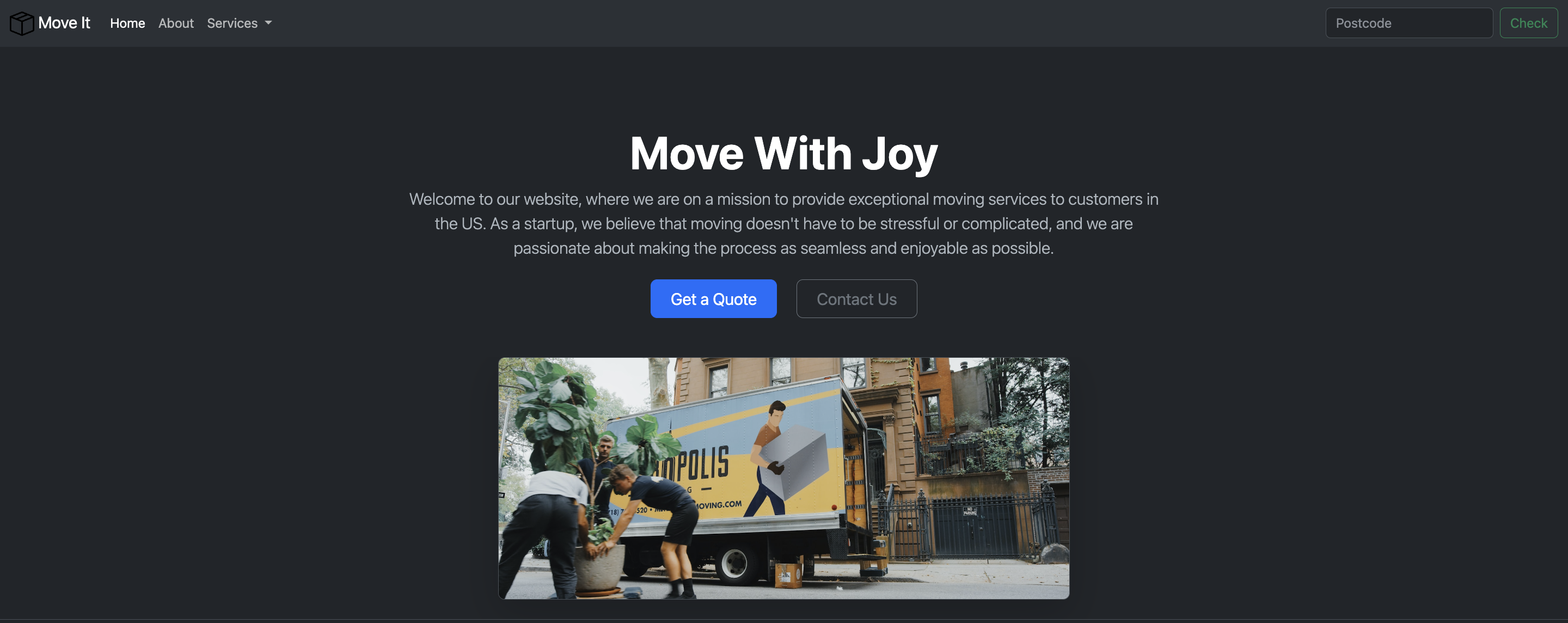 moving website